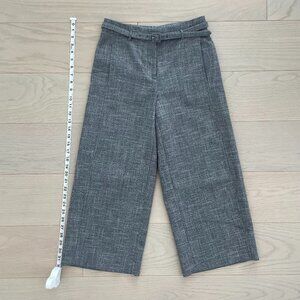 Ann Taylor Belted Culottes Gray 0P